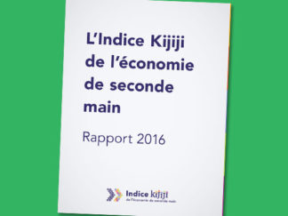 Indice Kijiji de l’économie de seconde main : Rapport 2016