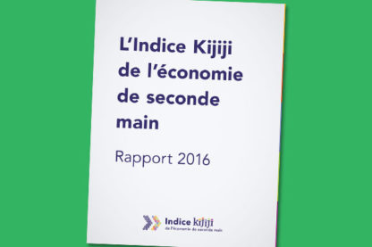 Indice Kijiji de l’économie de seconde main : Rapport 2016