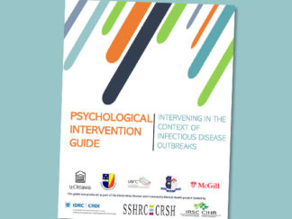 Psychological intervention guide: Intervening in the context of infectious disease outbreaks