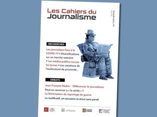 Les Cahiers du Journalisme, V.2, NO5